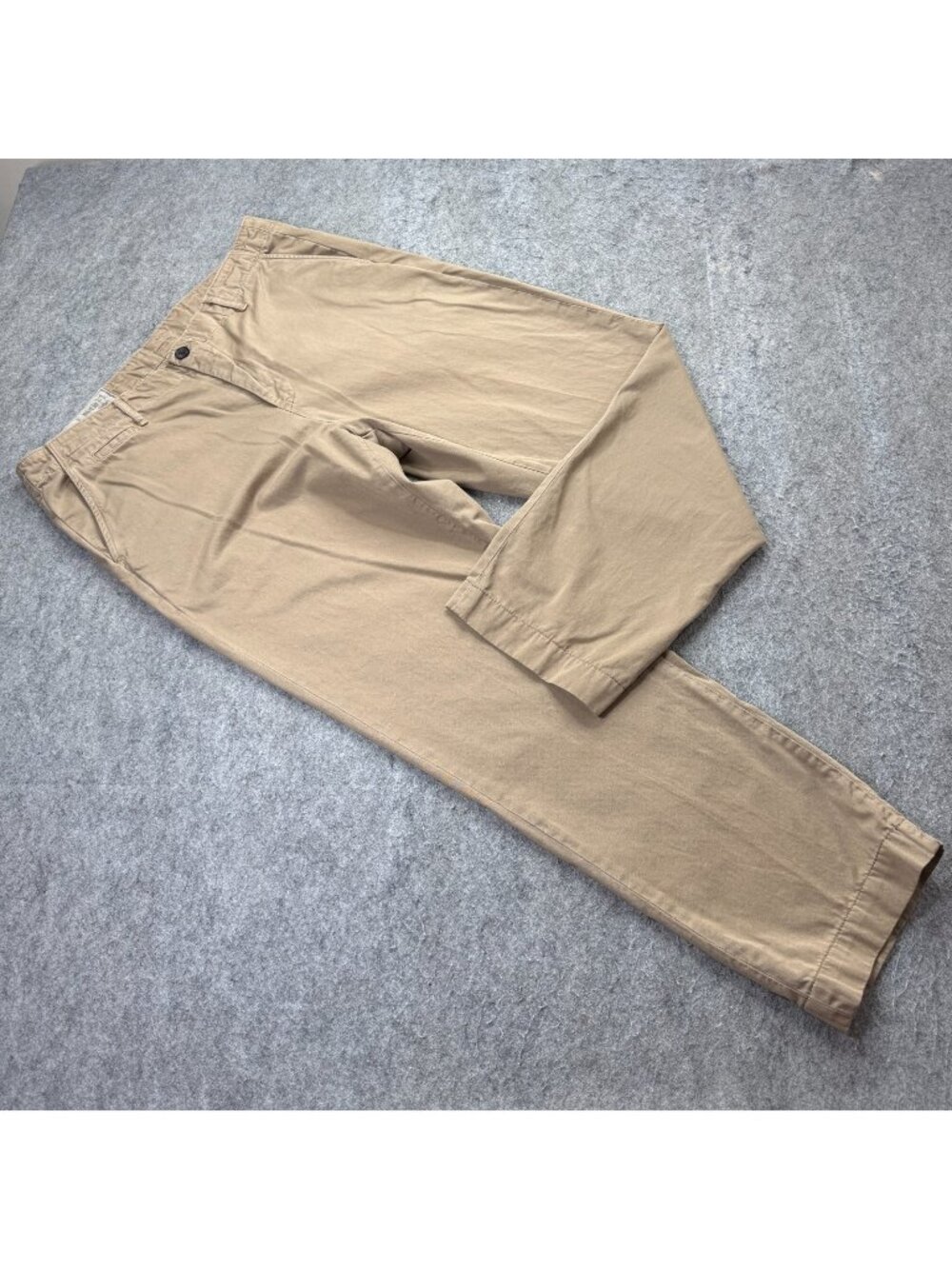 Billy Reid Jack Chino Pants Men 38 x 31 Beige Khaki Flat Front Straight Leg USA
